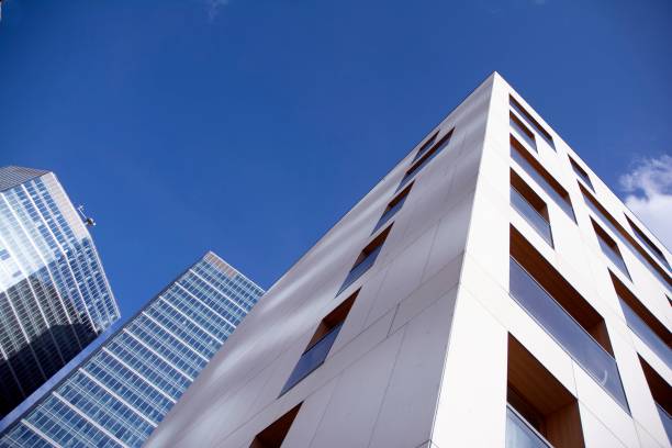 istock Residential building and high rise office building. 1216902402