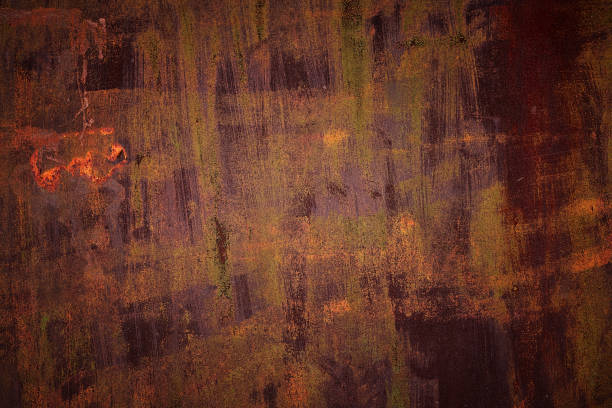 istock Vintage old rusty metal sheet background 1216905158