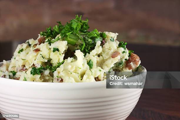 Chunky Style Mashed Red Potatoes Stock Photo - Download Image Now - Bowl, Color Image, Dinner