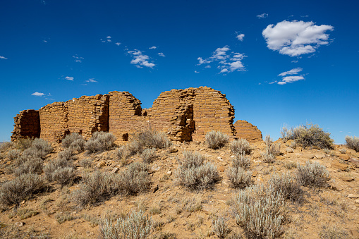 New Alto, Pueblo Alto ruins at Chaco Canyon  National Historical park, New Mexico