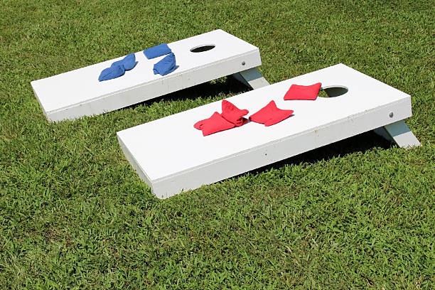 cornhole - cornhole leisure games outdoors color image ストックフォトと画像