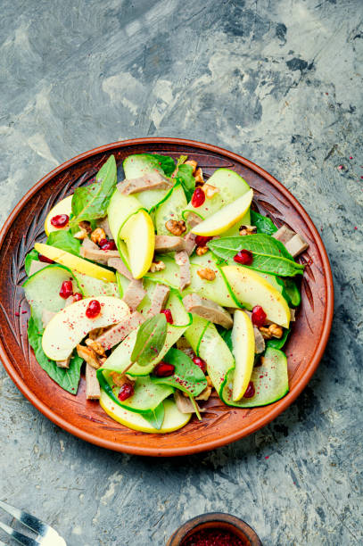 istock Salad with meat tongue. 1216912501