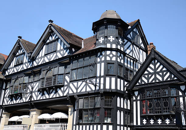 istock Classic Architecture Styles in Chester City Centre 121691279
