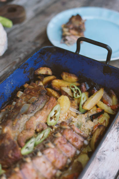 istock baked pork with herbs and spices 1216914138