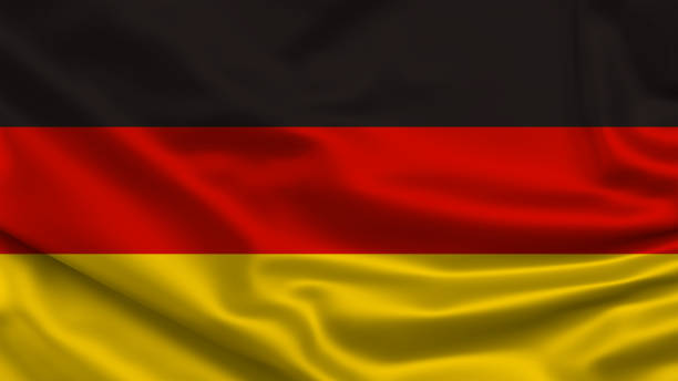istock Waving flag. Silk texture. 3d Illustration. 1216917797