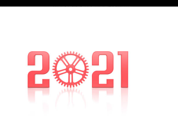 istock New Year 2021 Creative Design Concept with Gears 1216920129