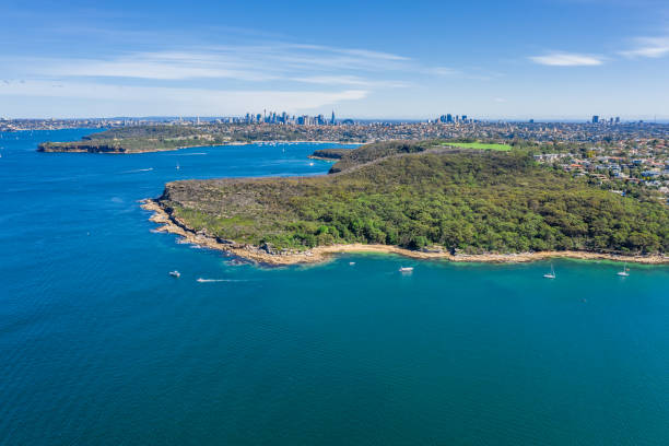 istock Aerial view on Dobroyd Head, Sydney, Australia. 1216920527