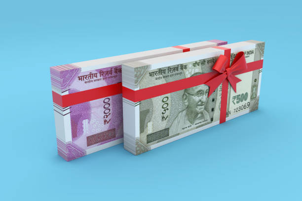 istock Close up view of Indian Currency 1216923171