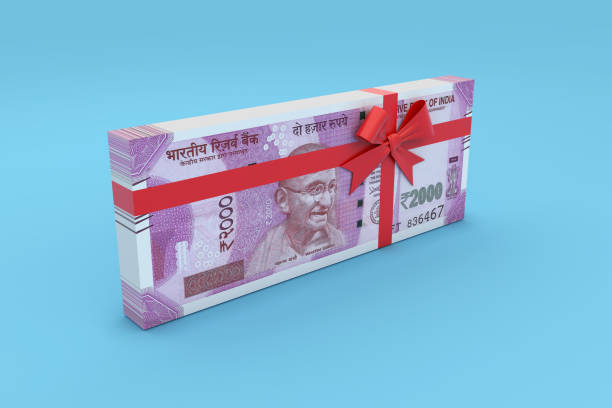 istock Close up view of Indian Currency 1216923180