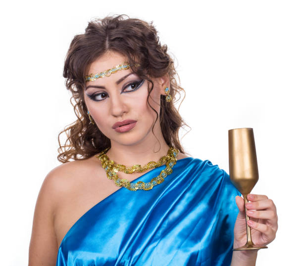 istock Egypt style. Female bust. 1216926742