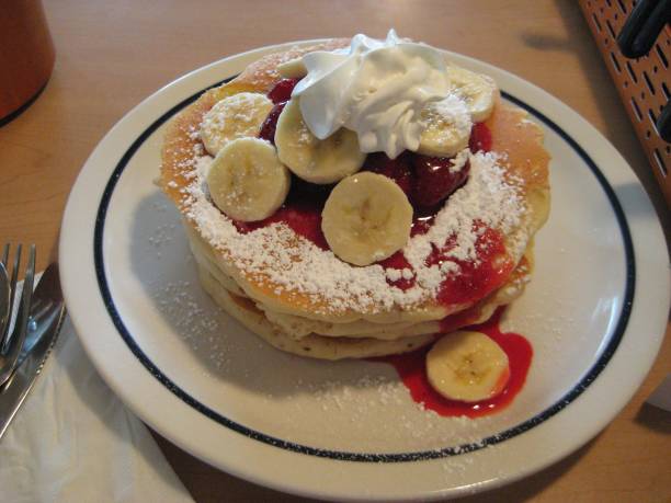 Pancake with banana