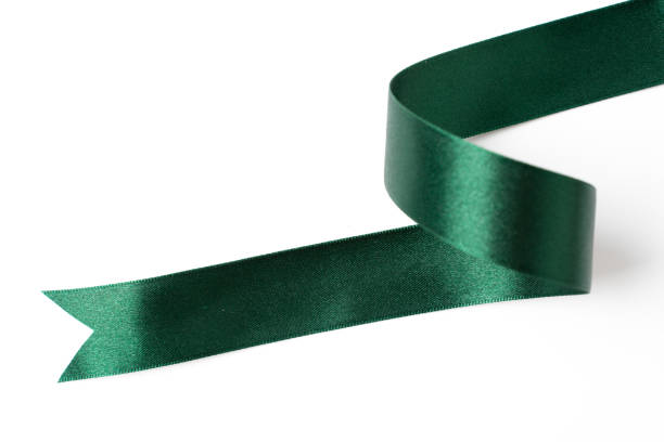istock green banners ribbons label on white background 1216928059