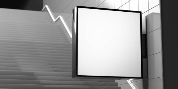 istock Billboard mock up in underground station. 3d illustration 1216931798