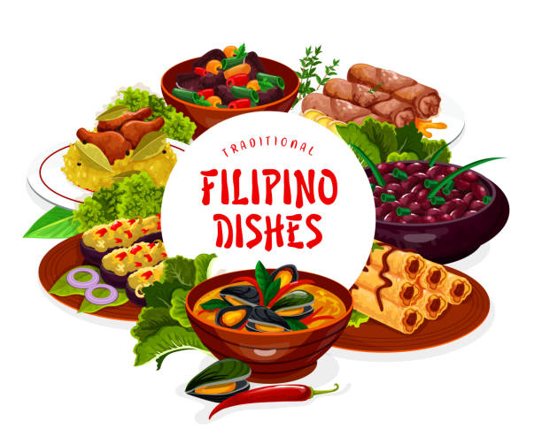 840+ Filipino Food Stock Illustrations, Royalty-Free Vector Graphics