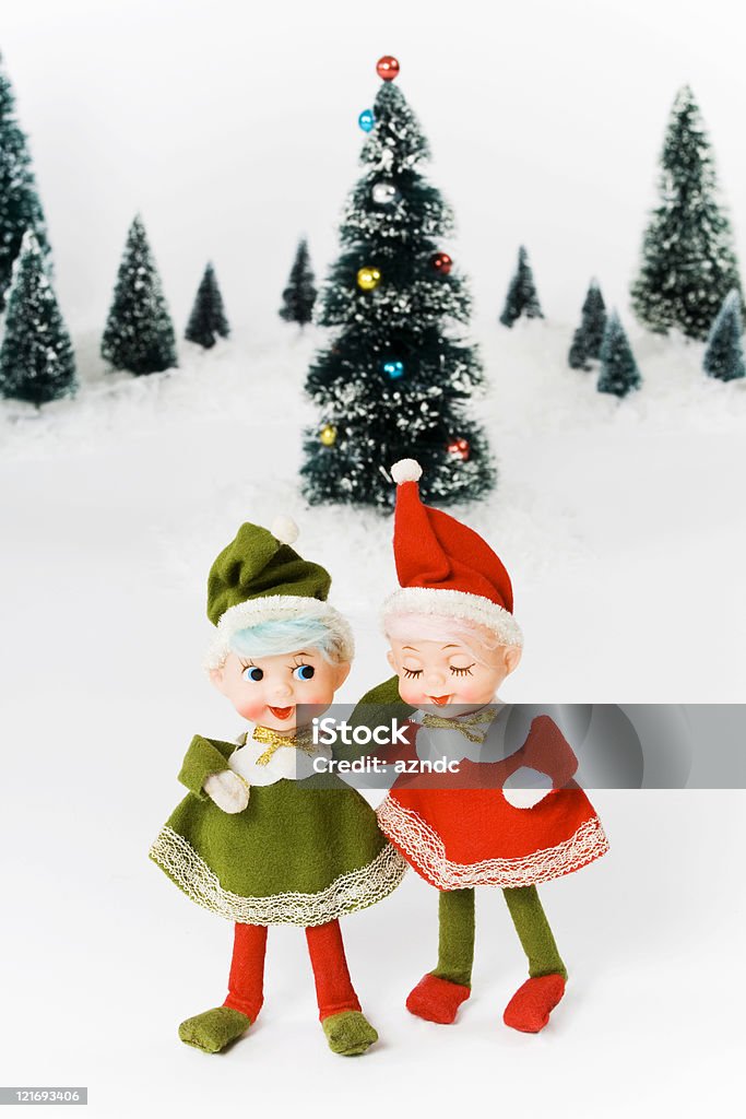 빈티지 크리스마스 - 로열티 프리 1950-1959 년 스톡 사진