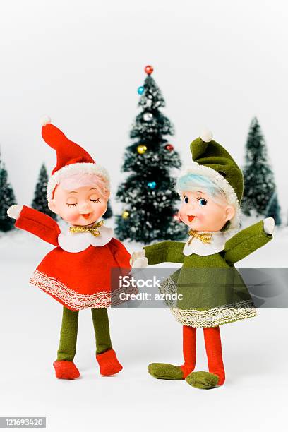 Vintage Navidad Foto de stock y más banco de imágenes de 1950-1959 - 1950-1959, Navidad, Adorno de navidad