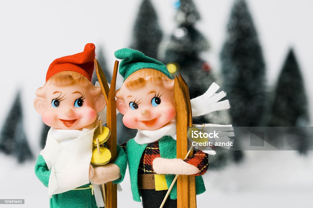 Vintage Christmas - Zbiór zdjęć royalty-free (Choinka)