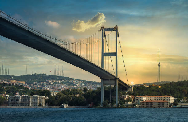 istock Bosphorus bridge in sunset light, Istanbul, Turkey 1216940528