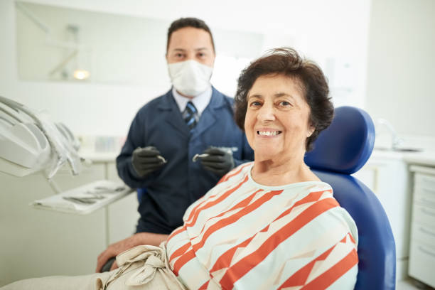 istock Visiting dentist for a dental treatment 1216940678