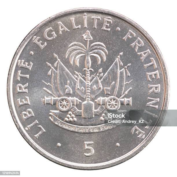 Haitian Centimes Coin Stock Photo - Download Image Now - Banking, Business, Close-up