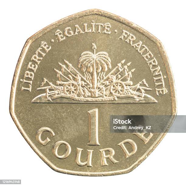 Haitian Gourde Coin Stock Photo - Download Image Now - Currency, Haiti, Banking