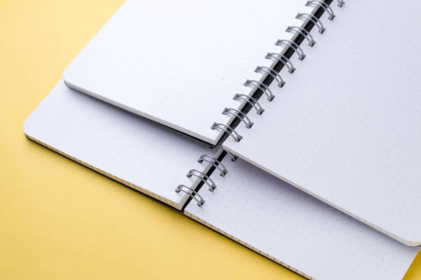 istock open notebook/journal/diary stock photo shoot. 1216943653