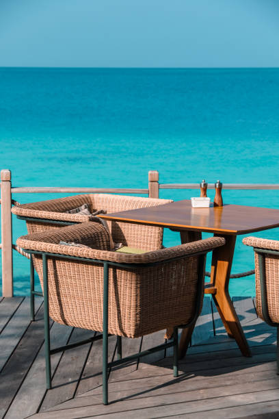 istock Lagoon Restaurant by the Sea 1216946195