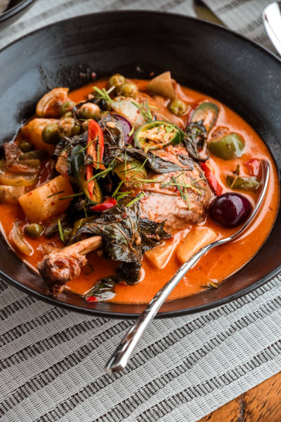 istock Delicious Duck Red Thai Curry Dish 1216947893