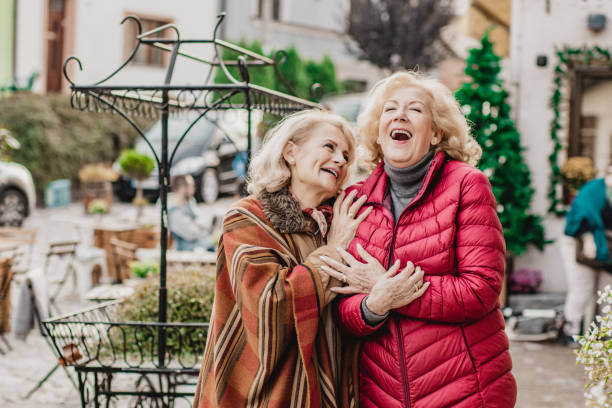 istock Senior female friends 1216949455