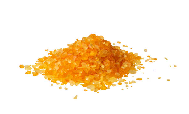 istock Aromatic Colorful Spa Bath Salts on White Background 1216952488