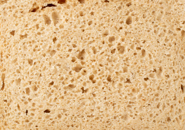 istock Traditional Homemade Sliced Bread Texture Background Top View 1216952565