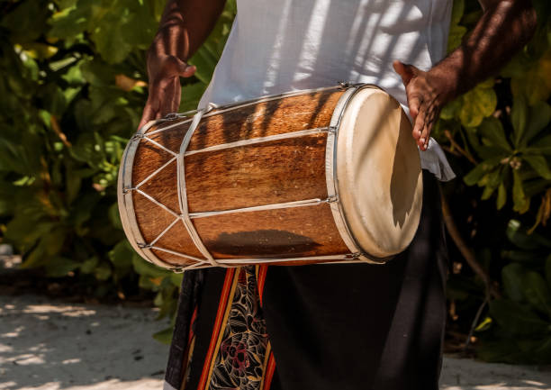 istock Maldivian Bodu Beru Drums played at the Beach 1216952730