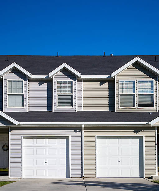 istock Townhouses and Blue Sky 121695955