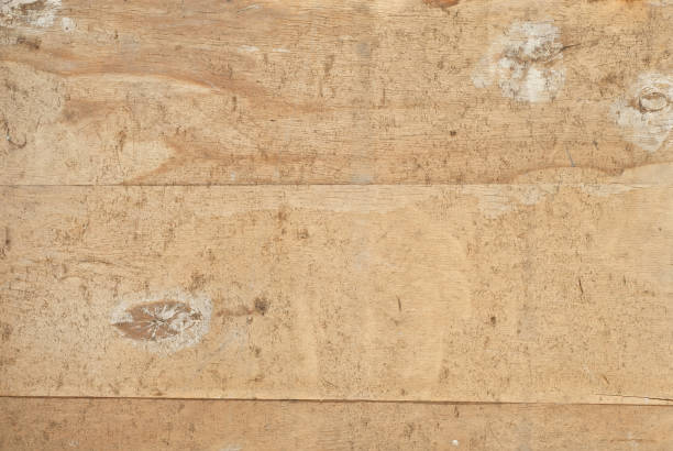 istock Texture of old board. Wooden scratched and dirty surface. 1216959854