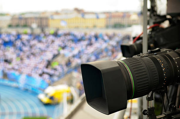 istock TV cameras at the stadium. 121697648