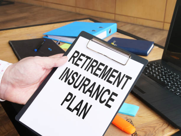 istock Business photo shows hand written text retirement insurance plan 1216979116