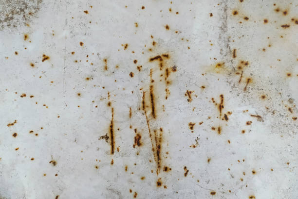 istock Background of old iron. Rusty metal. Rust. Brown, rough material. 1216988412