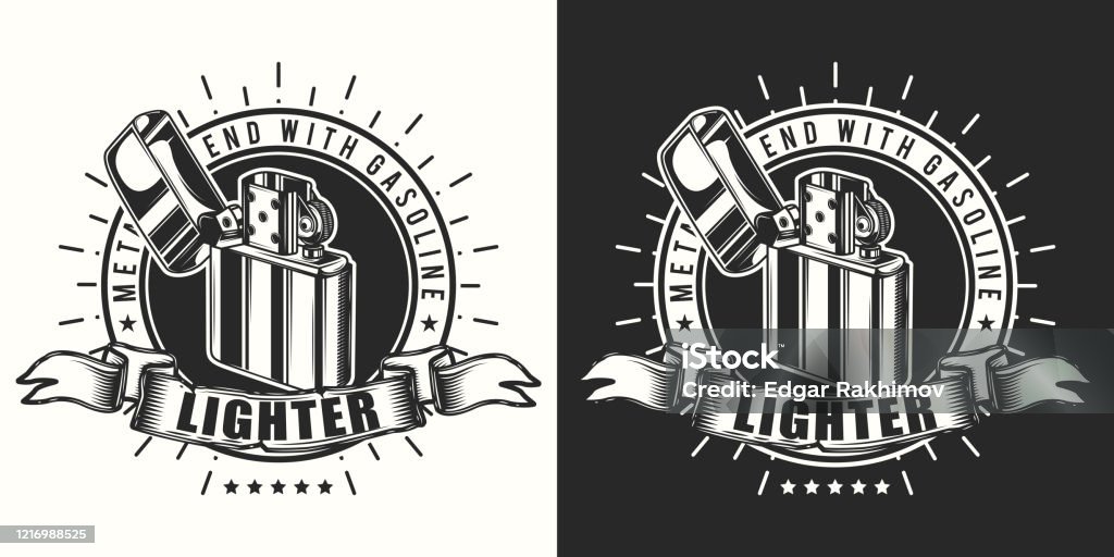 Lightowler Logo Lighter Vector Logo On Light And Dark Background Vector Illustration ...