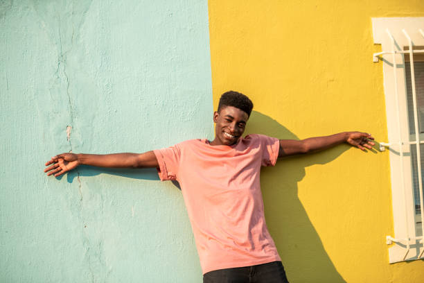 istock Portrait of a young handsome African man. 1216989868