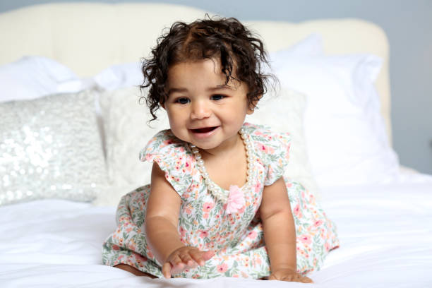 istock Baby girl portrait 1216991218