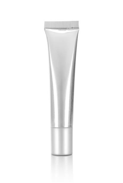 istock silver metallic tube isolated on white background 1216993765