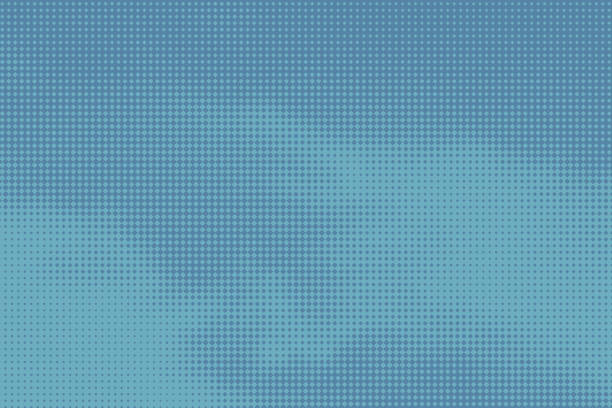 雲を示唆するカラフルなハーフトーンパターン抽象背景 - dramatic sky backgrounds beauty in nature blue点のイラスト素材／クリップアート素材／マンガ素材／アイコン素材