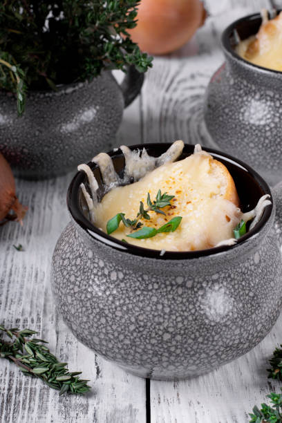istock French onion soup in a ceramic casserole 1216998690