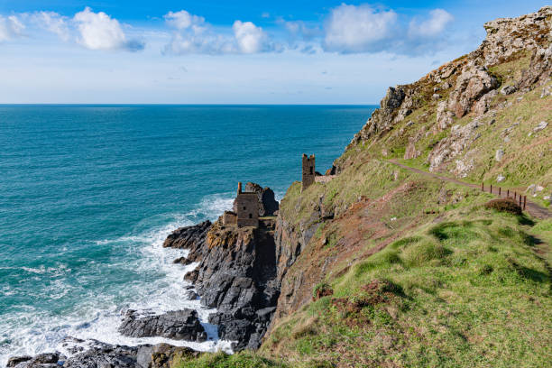 istock Botallack tin mines on the coast of Cornwall 1217000491