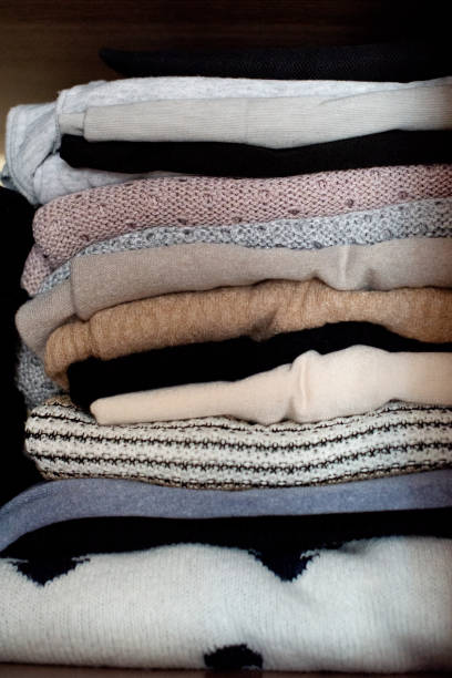 istock clothes neatly stacked in a closet 1217001873