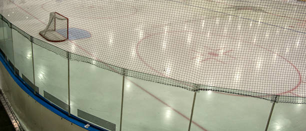 istock hockey sport, game on ice., coaching the goalkeeper. 1217003033