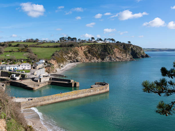istock The harbour at Charlestown, Cornwall on a bright spring day 1217003611
