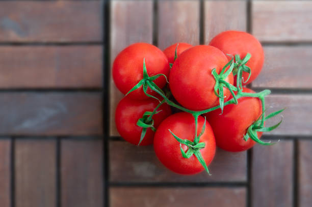 Red tomatoes background. Group of tomatoes