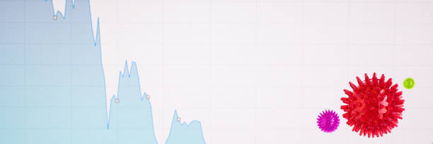 istock Graphs representing the stock market crash caused by the Coronavirus 1217009192