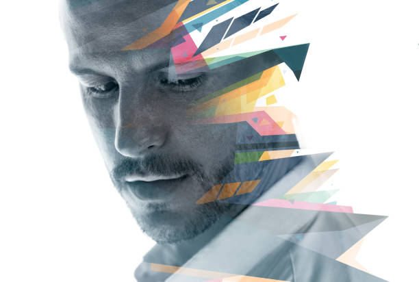 istock A portrait combined with a digital illustration 1217010800